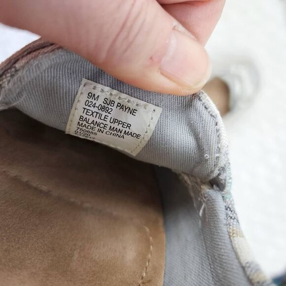 St. John's Bay Payne Flex Form Striped Flats Blue White Size 9 - Picture 8 of 10